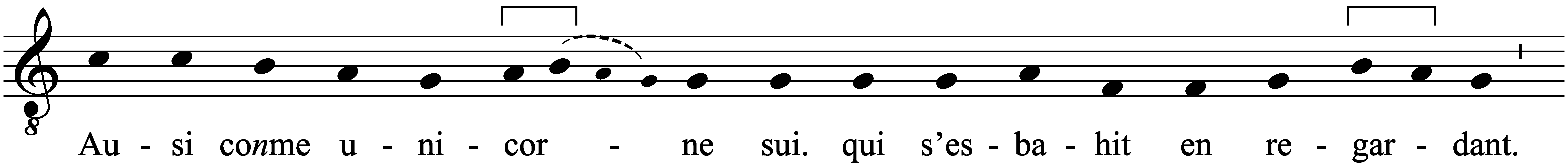 Work musical notation